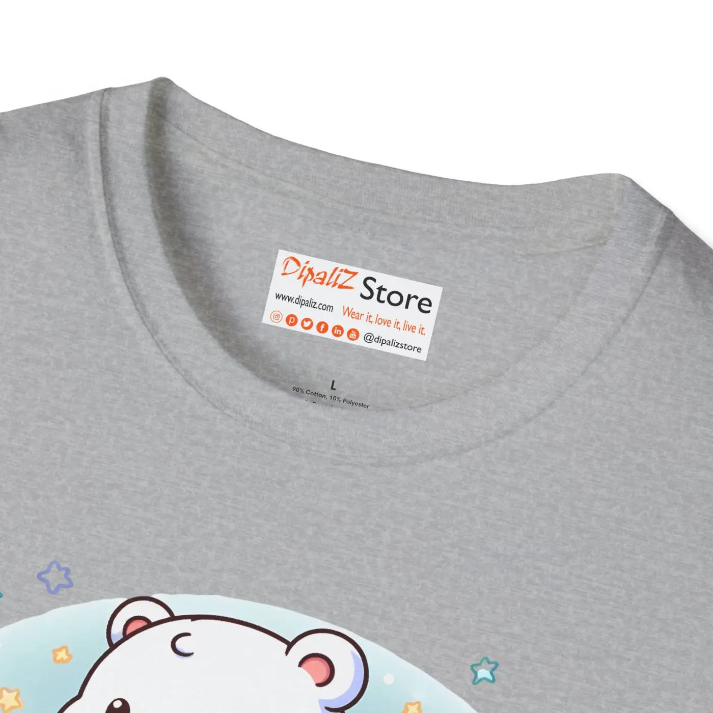 Holiday Hustle Polar Bear Scooter Tee - Festive Unisex - DipaliZ