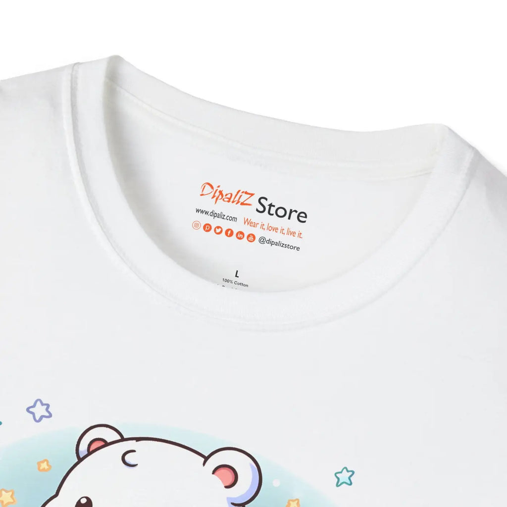 Holiday Hustle Polar Bear Scooter Tee - Festive Unisex - DipaliZ