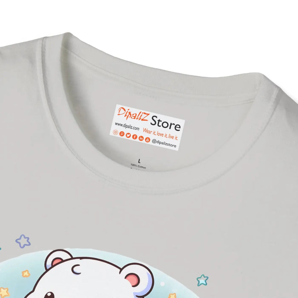 Holiday Hustle Polar Bear Scooter Tee - Festive Unisex - DipaliZ