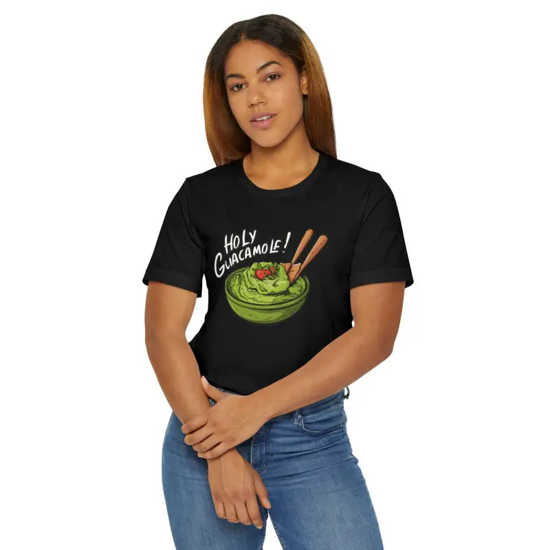 Cozy Guac Tee - Ribbed Knit Collar and Tapered Shoulders - DipaliZ