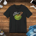 Cozy Guac Tee - Ribbed Knit Collar and Tapered Shoulders - DipaliZ
