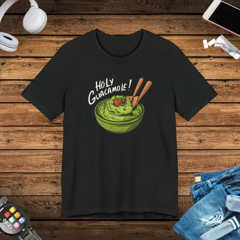 Cozy Guac Tee - Ribbed Knit Collar and Tapered Shoulders - DipaliZ