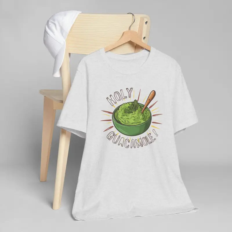 Bold Holy Guacamole Tee - Cozy Avocado Print Comfort - DipaliZ