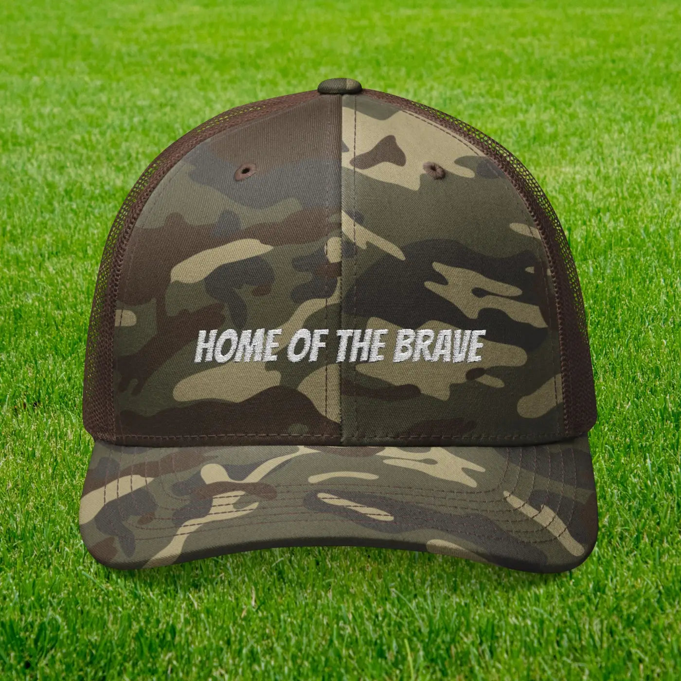 Camouflage Trucker Hat - Rugged Outdoor Cool Comfort - DipaliZ