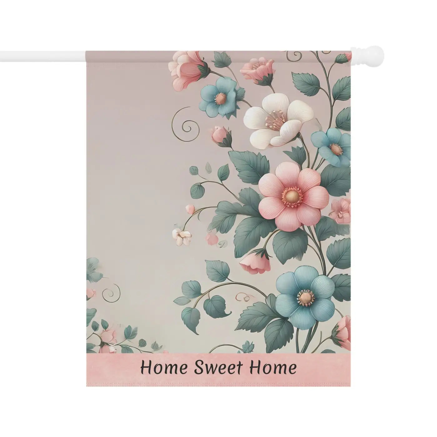 Home Sweet Home Garden Banner - Poly Poplin Canvas - DipaliZ