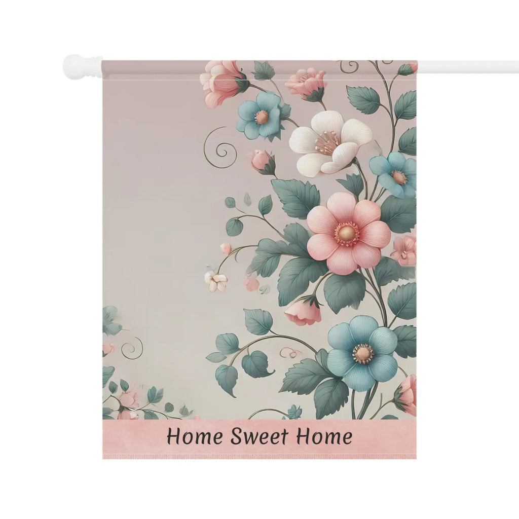 Home Sweet Home Garden Banner - Poly Poplin Canvas - DipaliZ