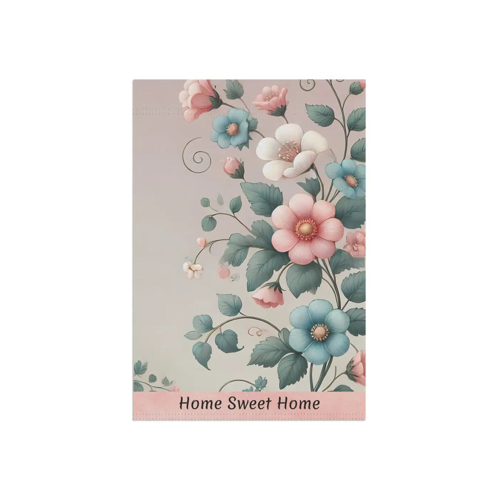 Home Sweet Home Garden Banner - Poly Poplin Canvas - DipaliZ