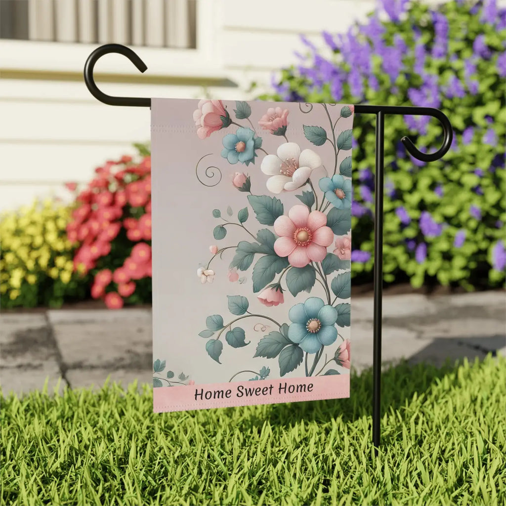 Home Sweet Home Garden Banner - Poly Poplin Canvas - DipaliZ