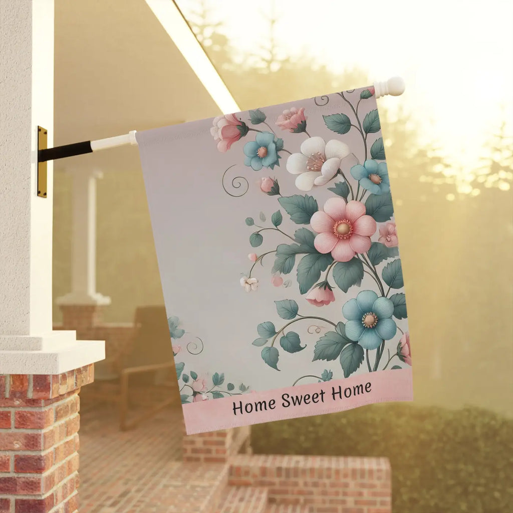 Home Sweet Home Garden Banner - Poly Poplin Canvas - DipaliZ