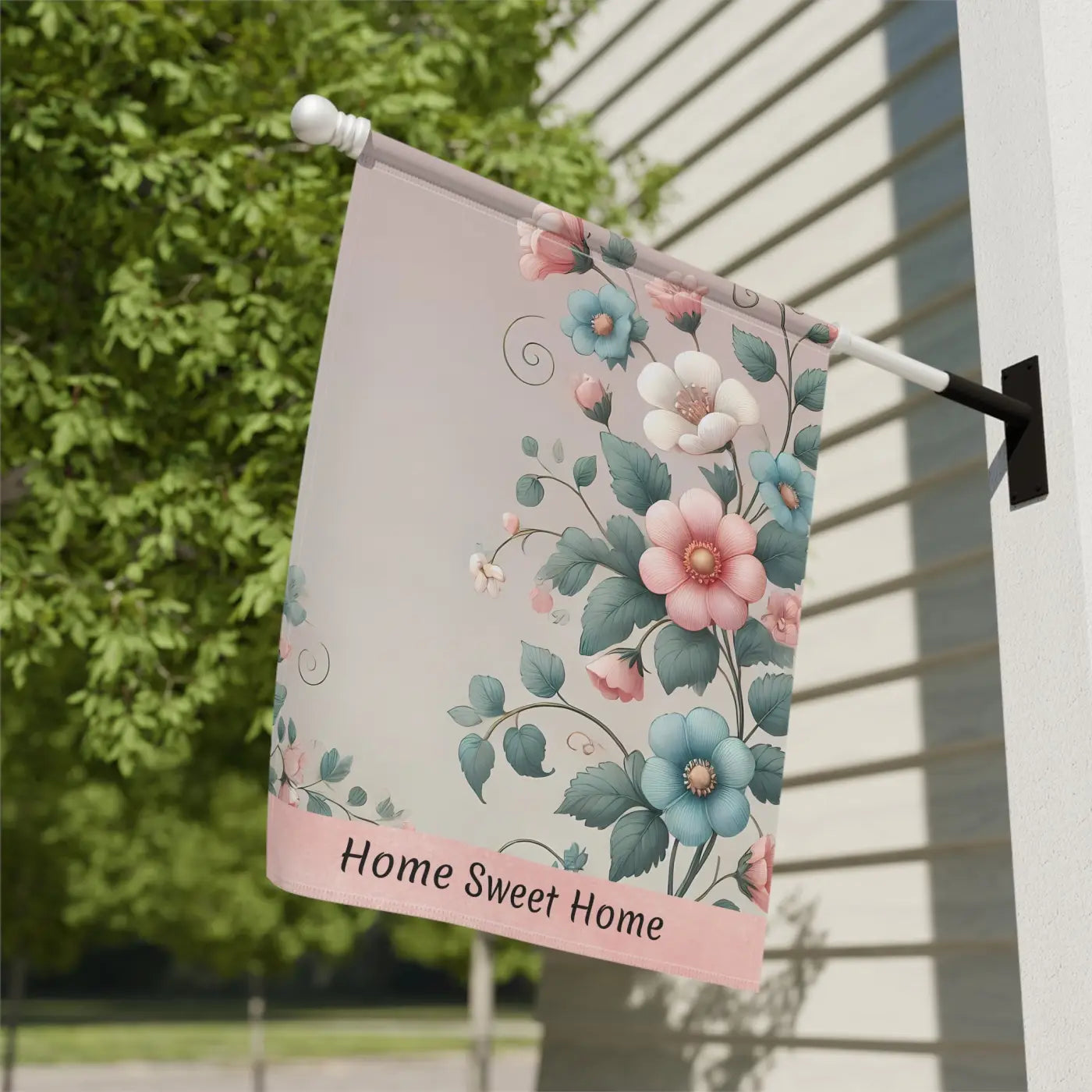 Home Sweet Home Garden Banner - Poly Poplin Canvas - DipaliZ
