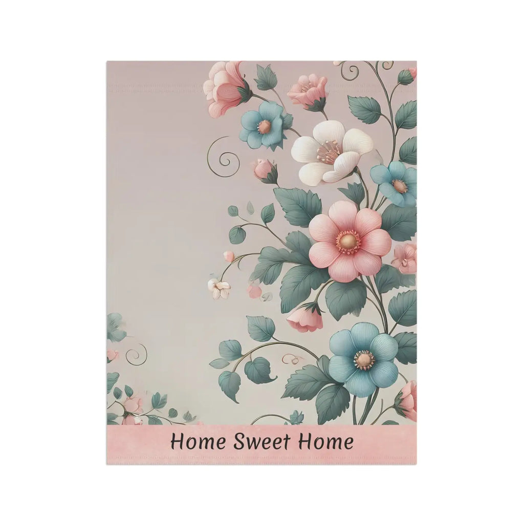 Home Sweet Home Garden Banner - Poly Poplin Canvas - DipaliZ