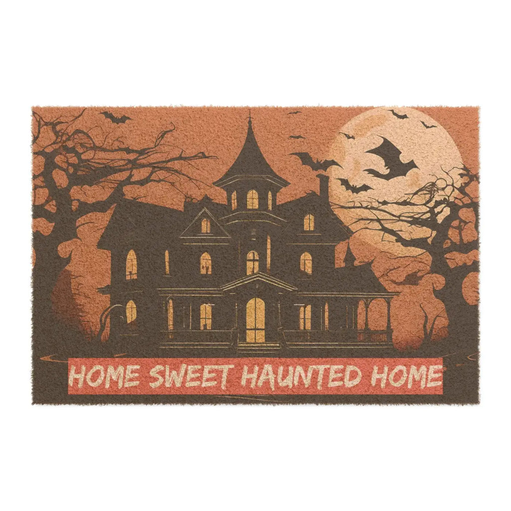 Home Sweet Haunted Doormat - Tufted Coir Coconut - DipaliZ
