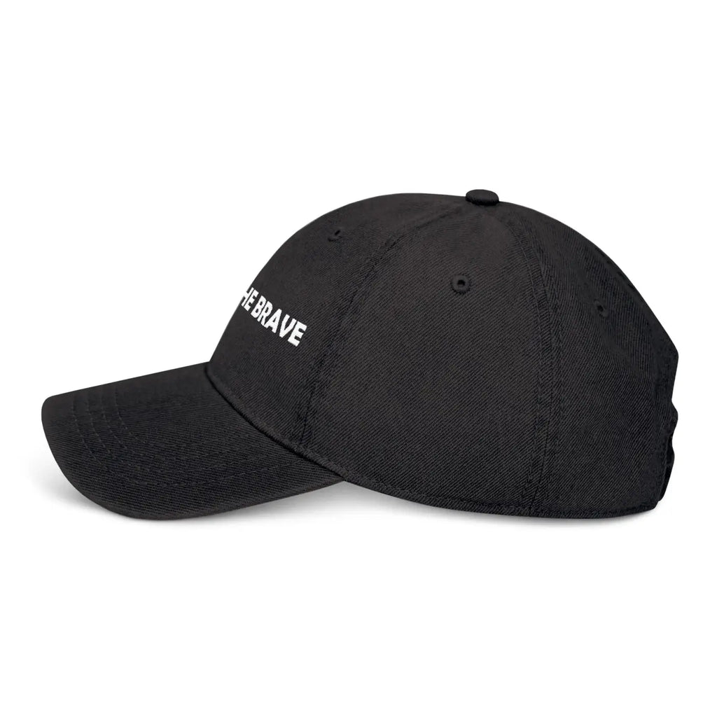 Brave Denim Hat - Stylish Everyday Black Dad Cap - DipaliZ