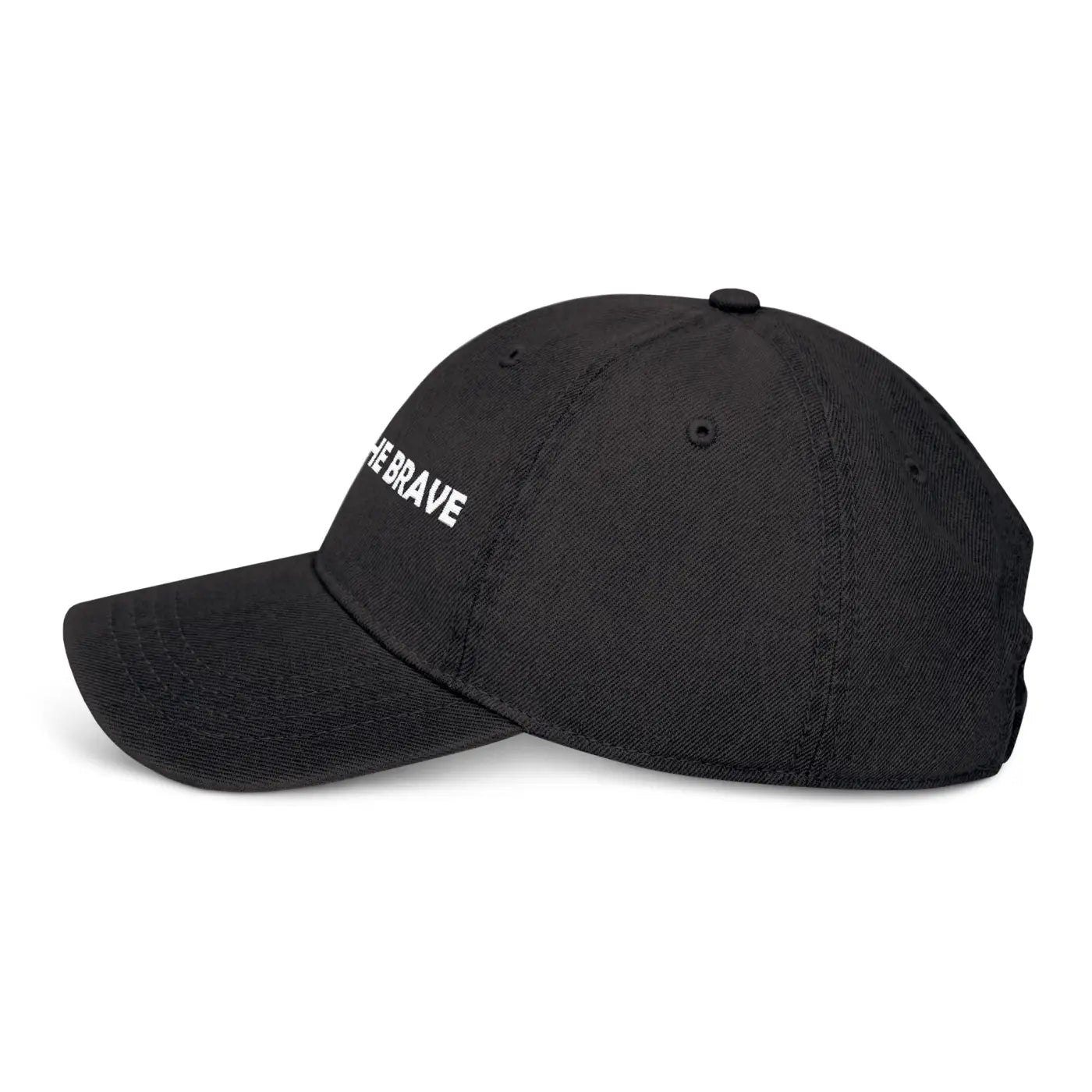 Brave Denim Hat - Stylish Everyday Black Dad Cap - DipaliZ