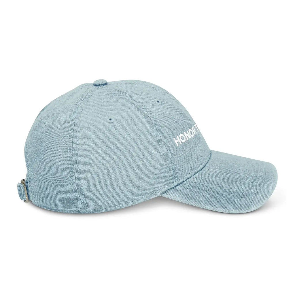 Brave Denim Hat - Stylish Everyday Black Dad Cap - DipaliZ