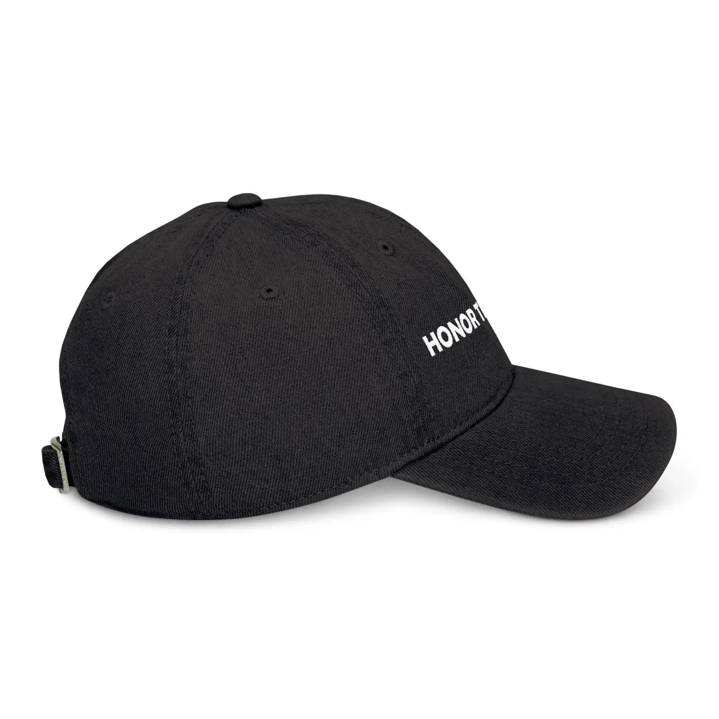 Brave Denim Hat - Stylish Everyday Black Dad Cap - DipaliZ