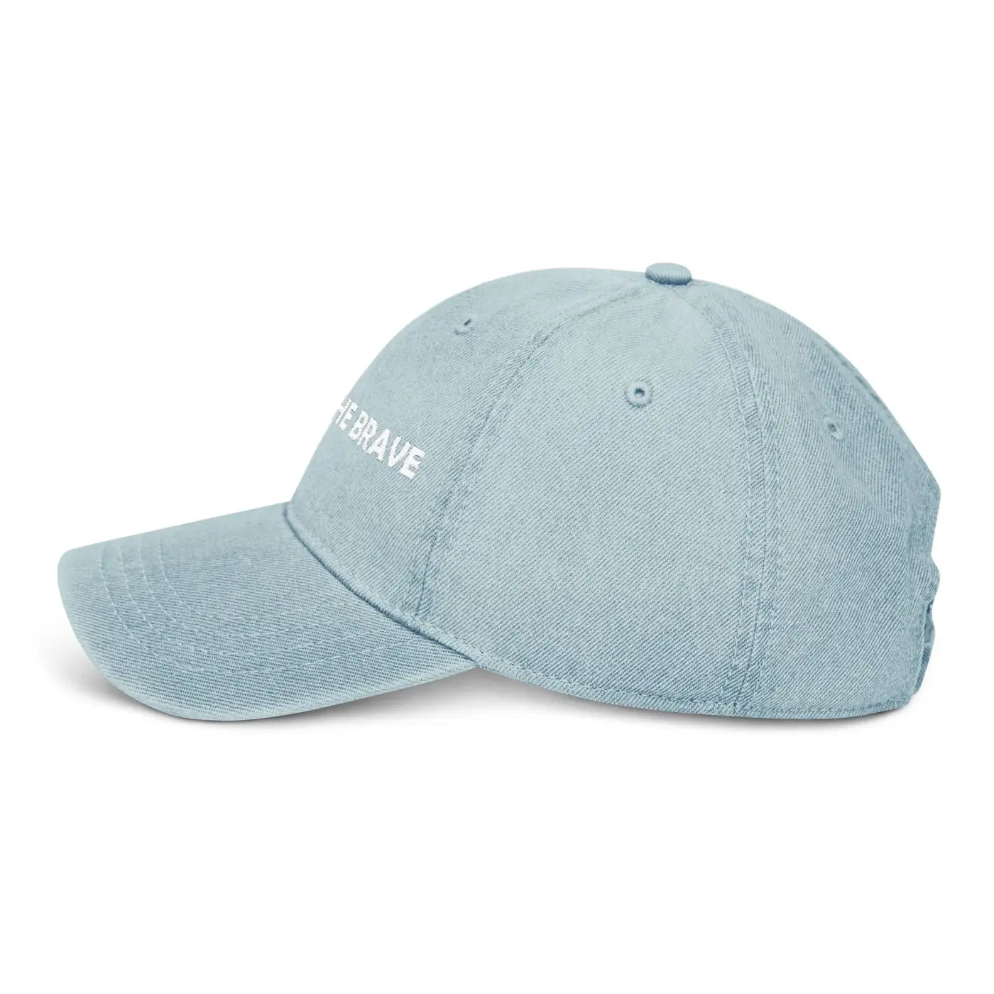Brave Denim Hat - Stylish Everyday Black Dad Cap - DipaliZ