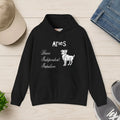 Aries Zodiac Sign Hooded Sweatshirt - Unisex Heavy Blend - DipaliZ