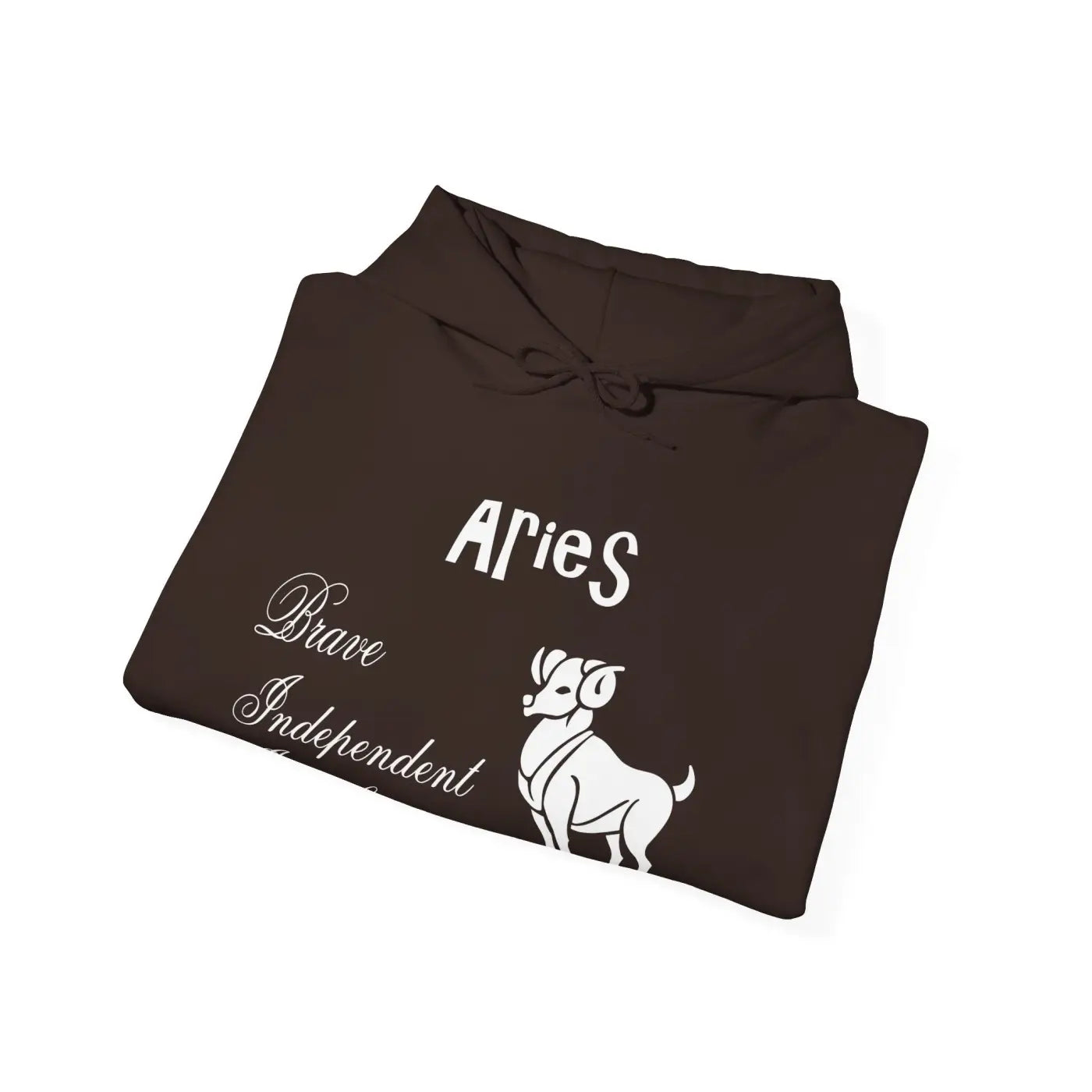 Aries Zodiac Sign Hooded Sweatshirt - Unisex Heavy Blend - DipaliZ