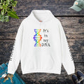 Gay Pride Hooded Sweatshirt - Rainbow in My DNA - DipaliZ