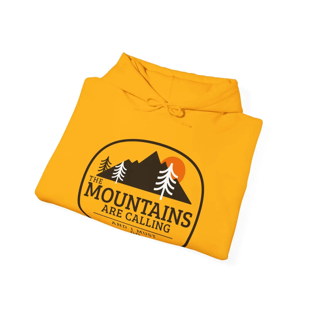 Mountains Are Calling Hooded Sweatshirt - Travel Comfort - DipaliZ