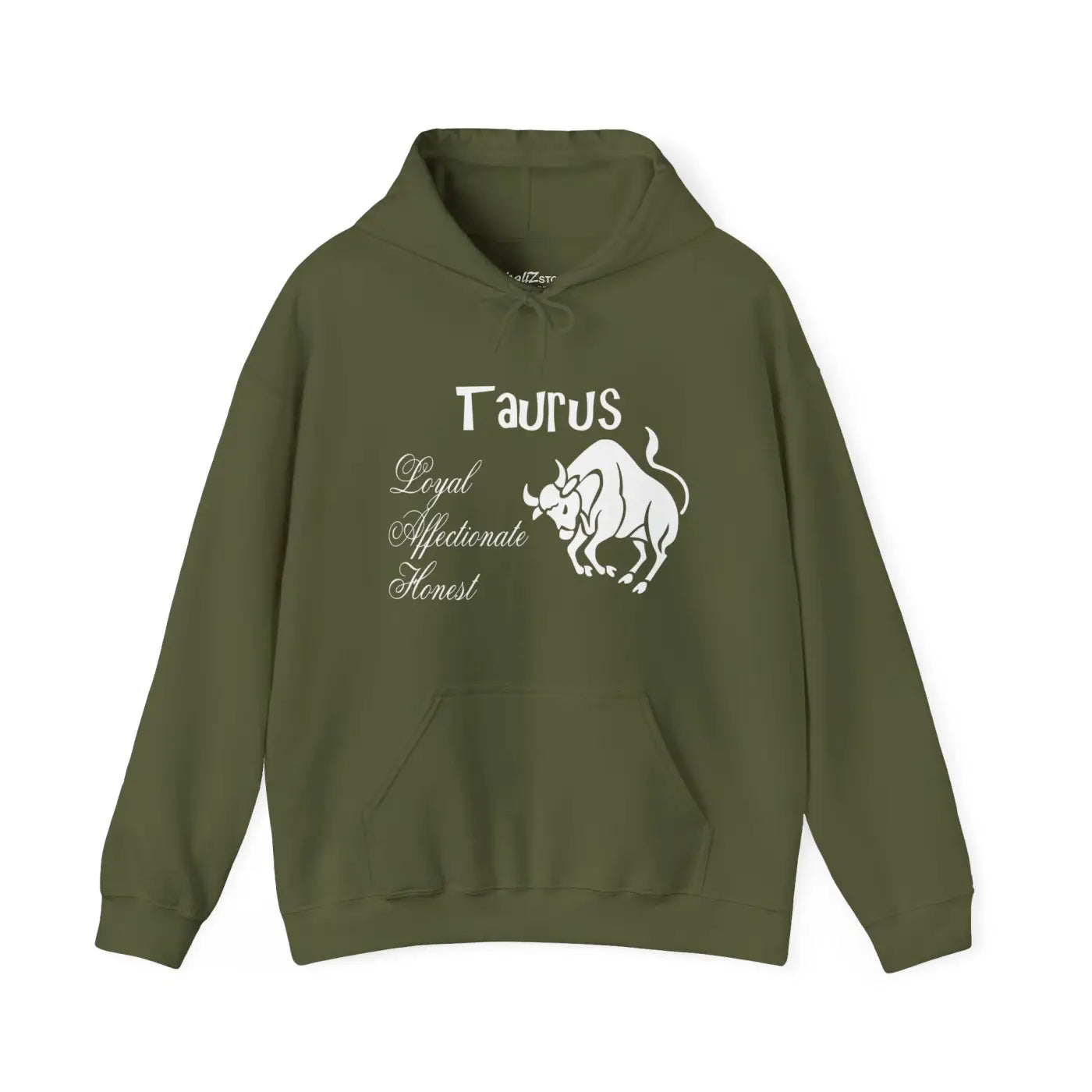 Taurus Sign Hooded Sweatshirt - Celestial Comfort - DipaliZ