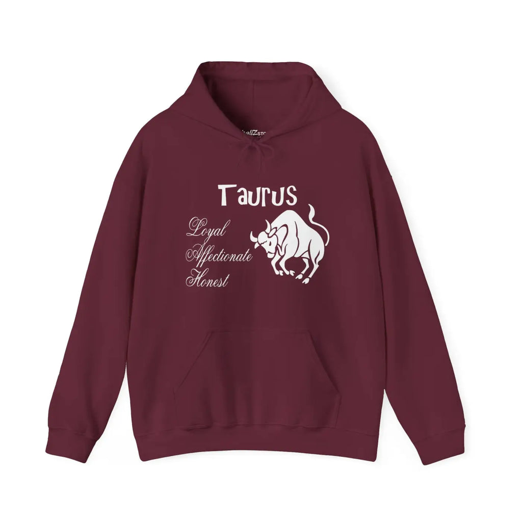 Taurus Sign Hooded Sweatshirt - Celestial Comfort - DipaliZ