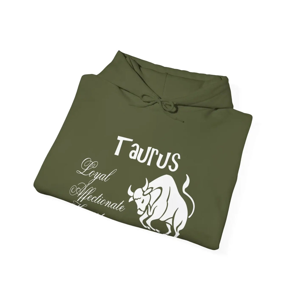 Taurus Sign Hooded Sweatshirt - Celestial Comfort - DipaliZ