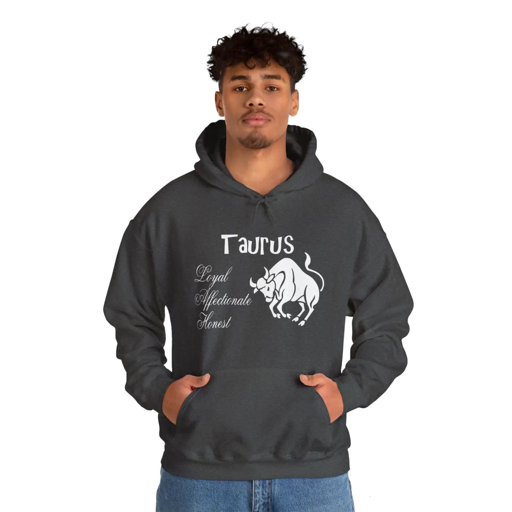 Taurus Sign Hooded Sweatshirt - Celestial Comfort - DipaliZ