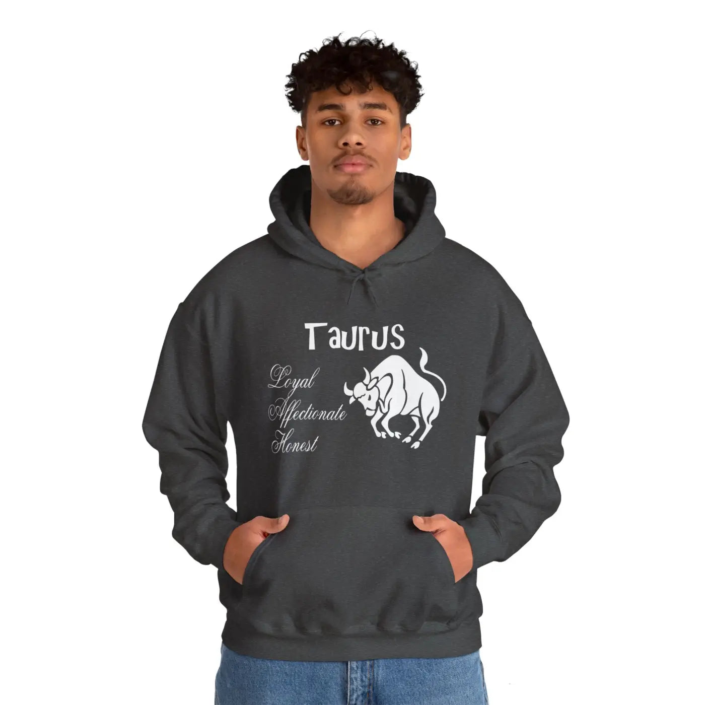 Taurus Sign Hooded Sweatshirt - Celestial Comfort - DipaliZ