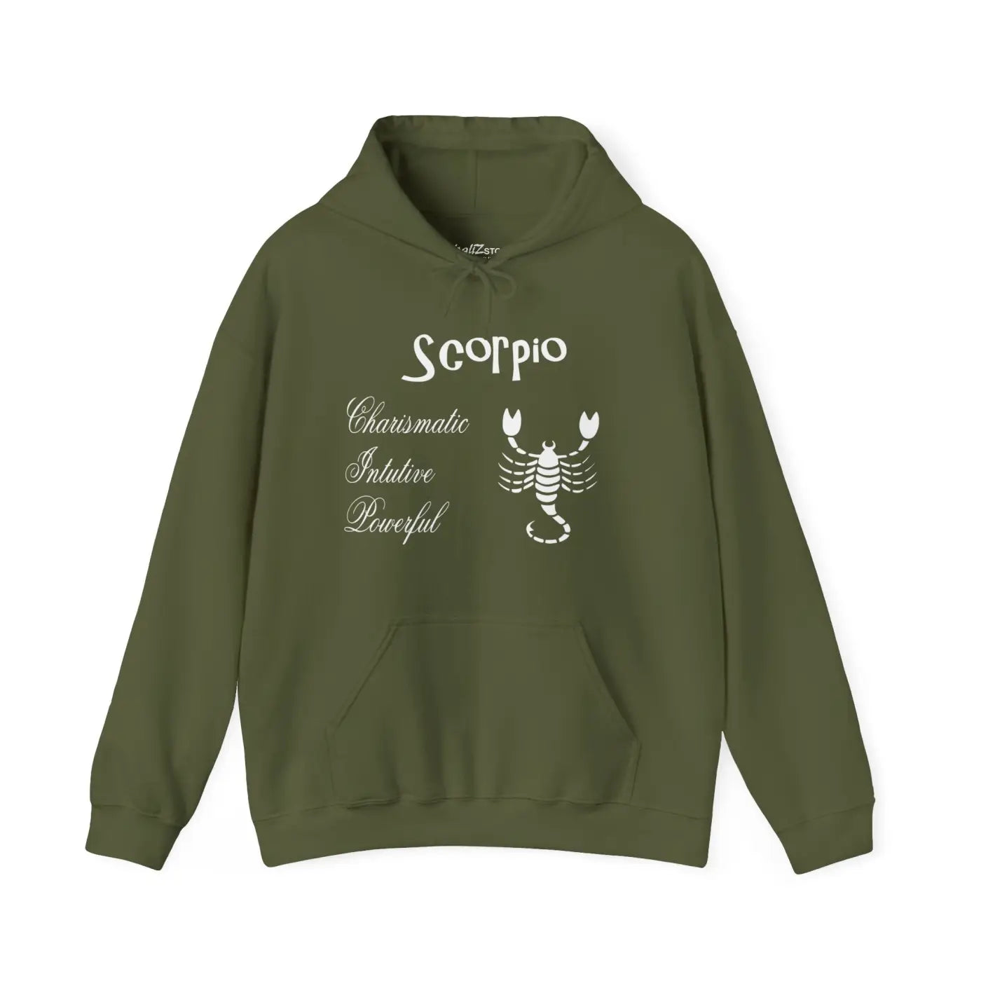 Scorpio Sign Hooded Sweatshirt - Zodiac Comfort Style - DipaliZ