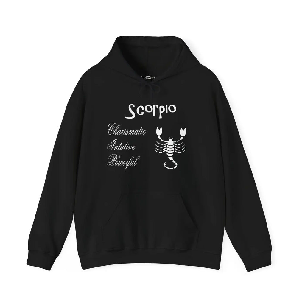 Scorpio Sign Hooded Sweatshirt - Zodiac Comfort Style - DipaliZ