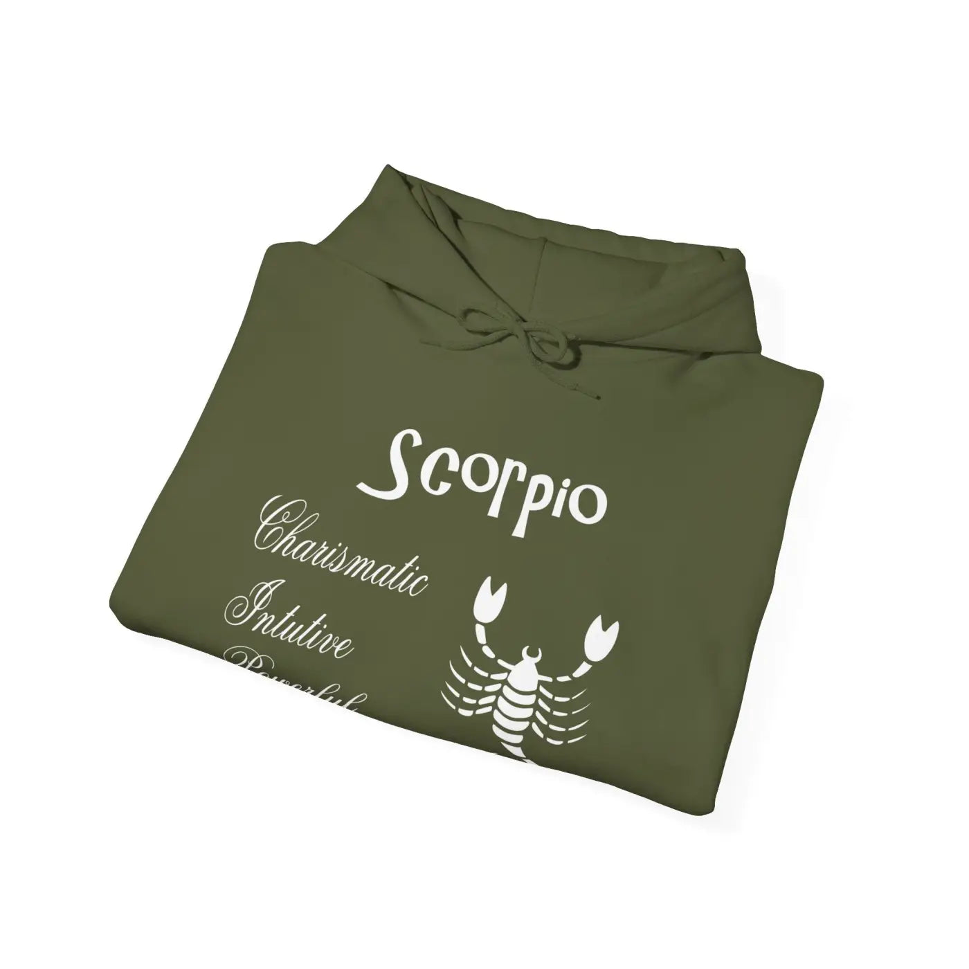Scorpio Sign Hooded Sweatshirt - Zodiac Comfort Style - DipaliZ