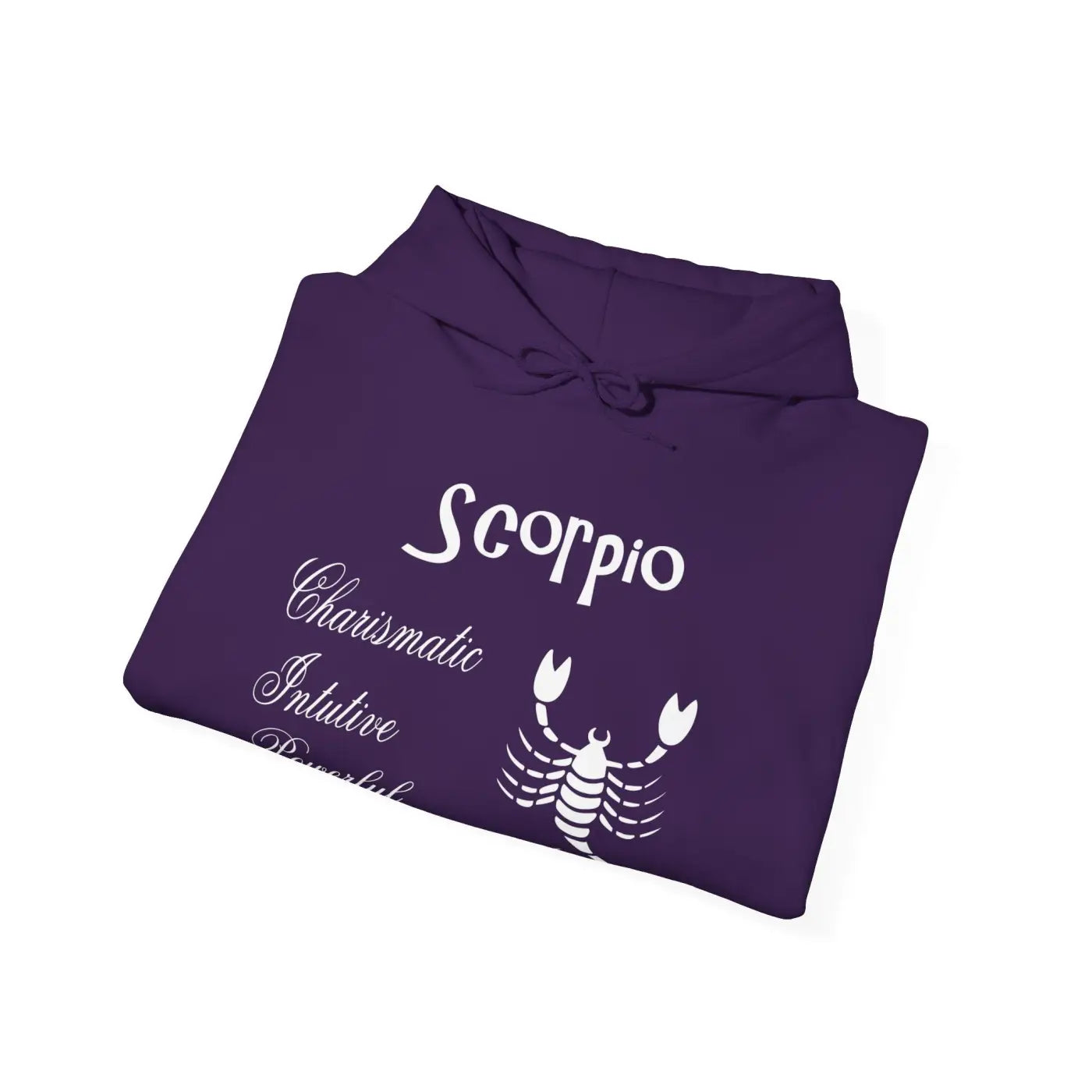 Scorpio Sign Hooded Sweatshirt - Zodiac Comfort Style - DipaliZ