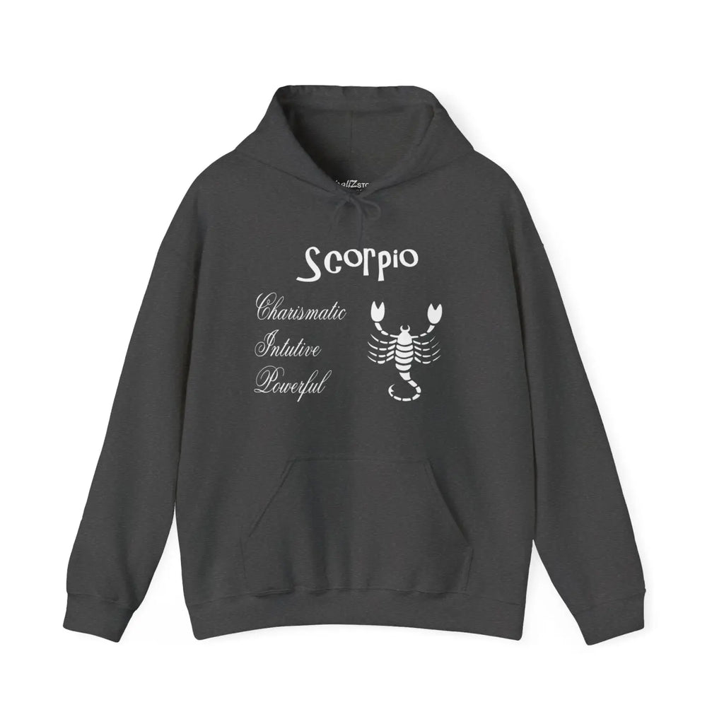 Scorpio Sign Hooded Sweatshirt - Zodiac Comfort Style - DipaliZ