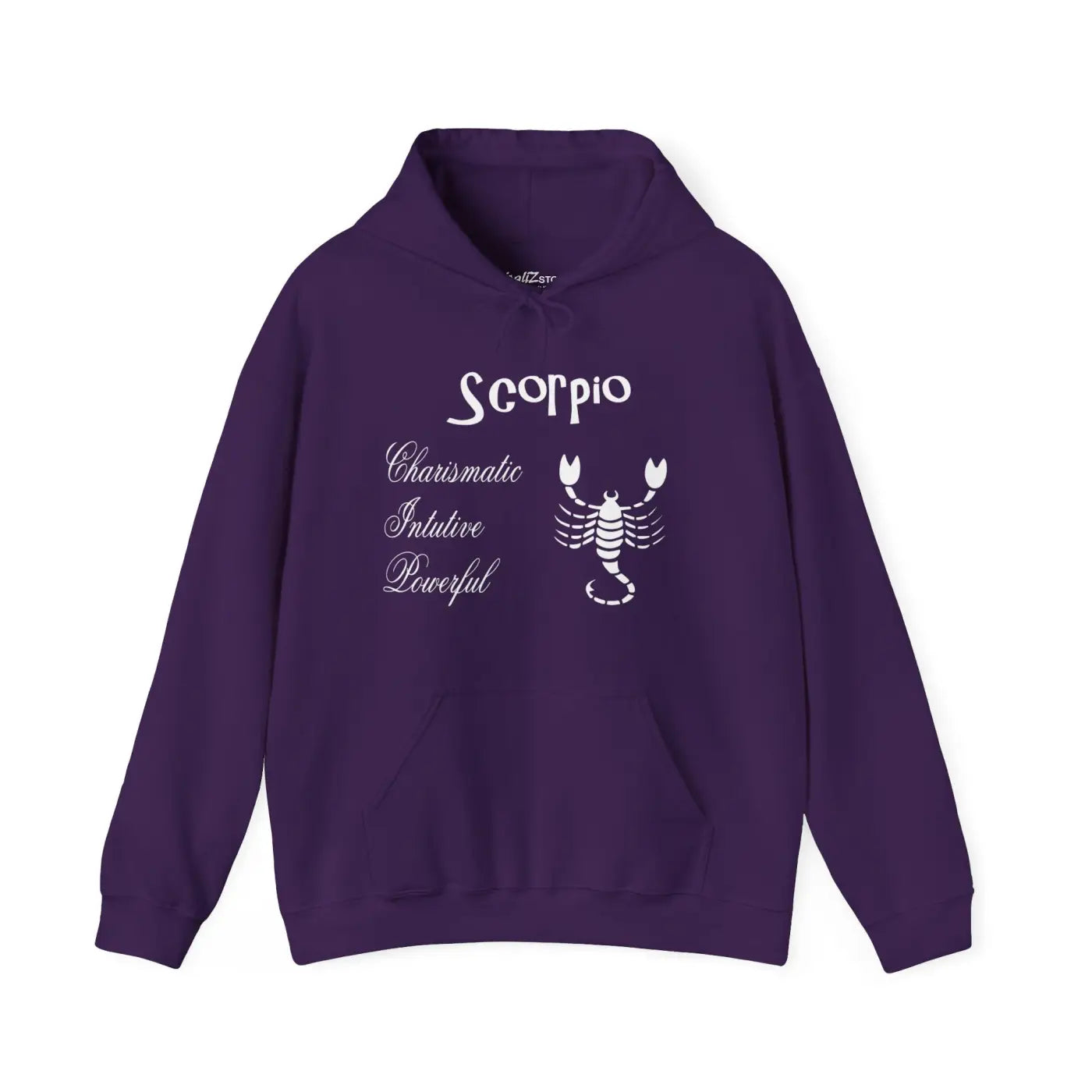 Scorpio Sign Hooded Sweatshirt - Zodiac Comfort Style - DipaliZ