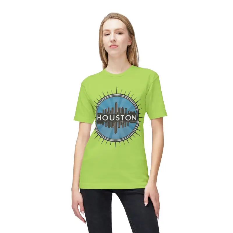 Houston City Skyline T-Shirt - Bold H-Town Design - DipaliZ