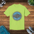 Houston City Skyline T-Shirt - Bold H-Town Design - DipaliZ