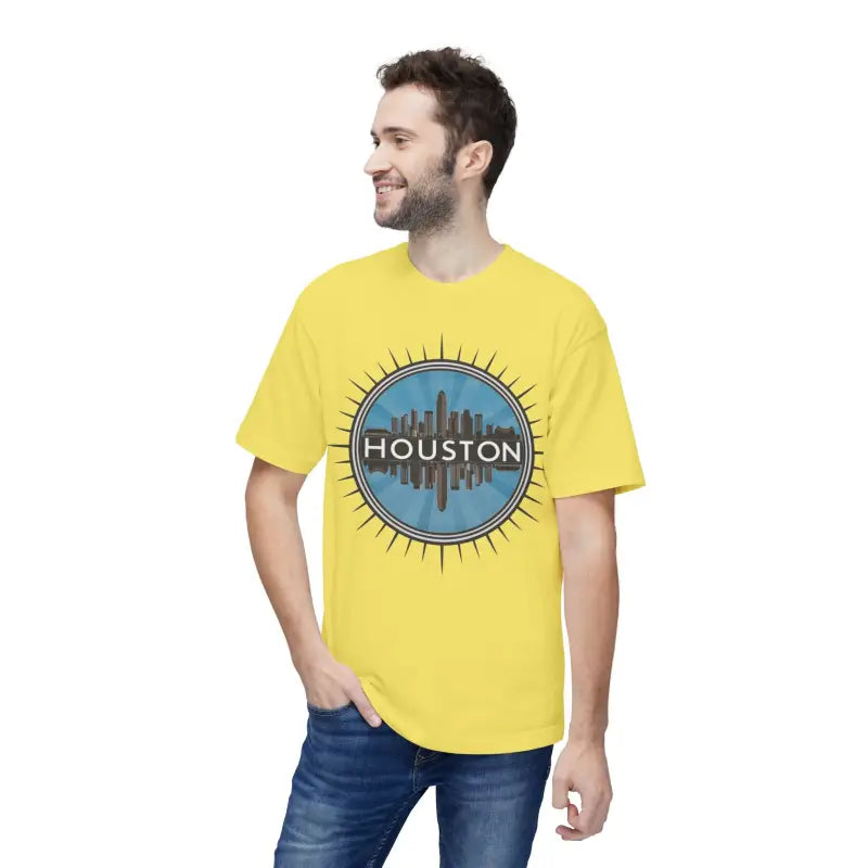 Houston City Skyline T-Shirt - Bold H-Town Design - DipaliZ