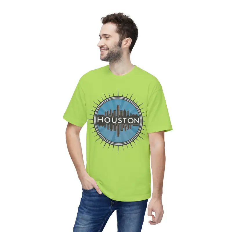 Houston City Skyline T-Shirt - Bold H-Town Design - DipaliZ