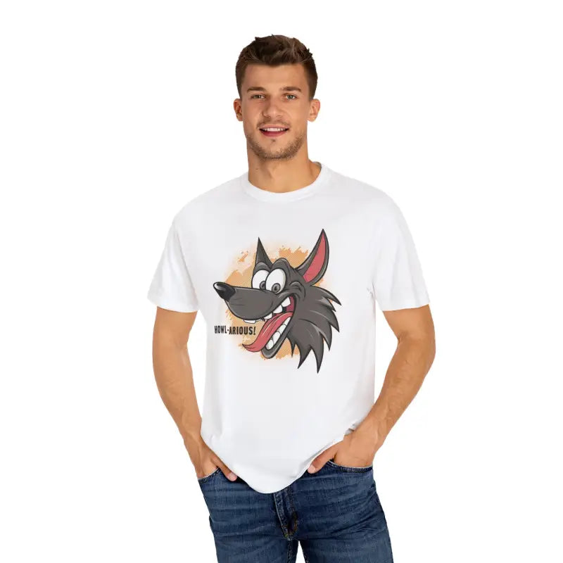 Howlarious Tee - Funny Wolf Eco-Friendly Gift - DipaliZ