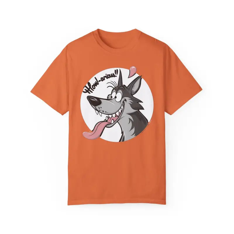 Howlarious Wolf Cotton Tee - Legendary Comfort Style - DipaliZ