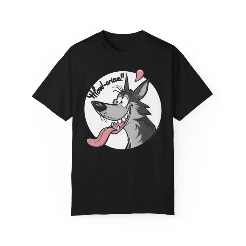Howlarious Wolf Cotton Tee - Legendary Comfort Style - DipaliZ