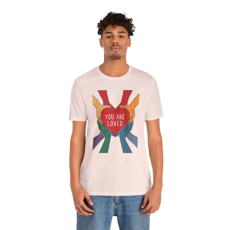 Unisex Jersey Tee - Embrace Self Love Pride Day - DipaliZ