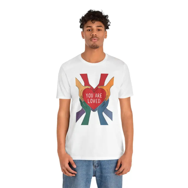 Unisex Jersey Tee - Embrace Self Love Pride Day - DipaliZ