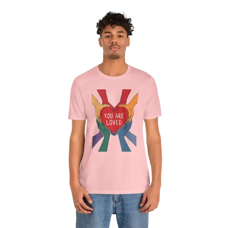 Unisex Jersey Tee - Embrace Self Love Pride Day - DipaliZ