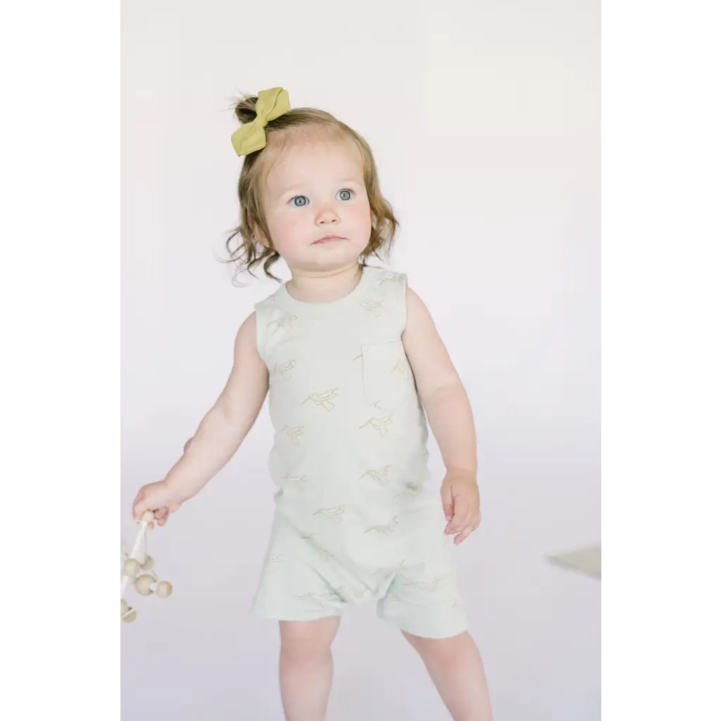 Hummingbird Pocket Playsuit for your Little Adventurer