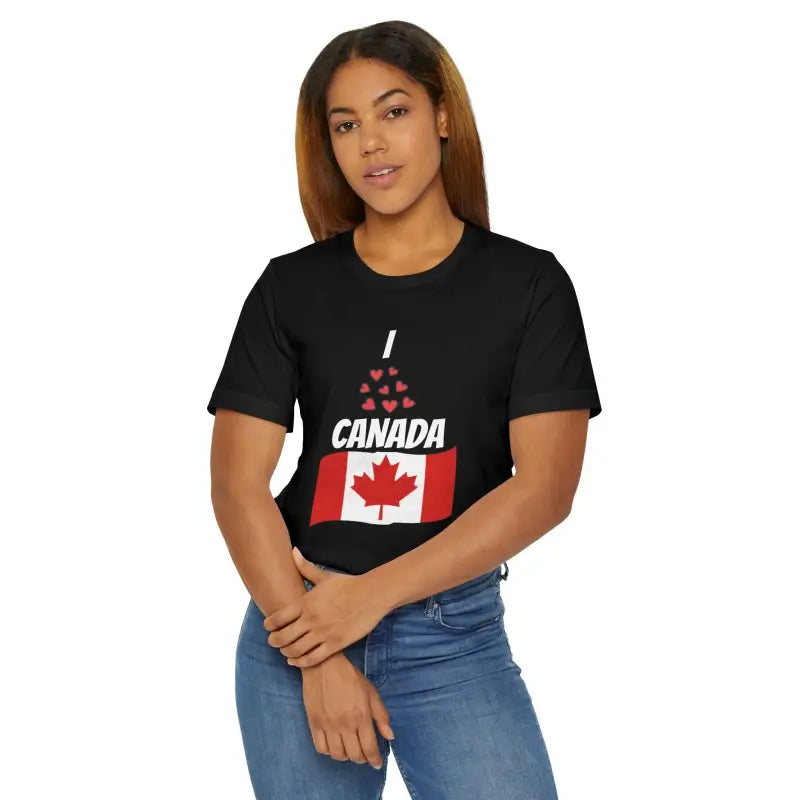 Unisex Canada Tee - Canadian Pride for True North Fans - DipaliZ