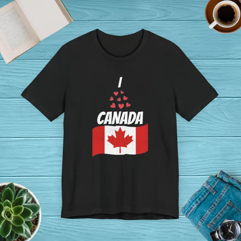 Unisex Canada Tee - Canadian Pride for True North Fans - DipaliZ