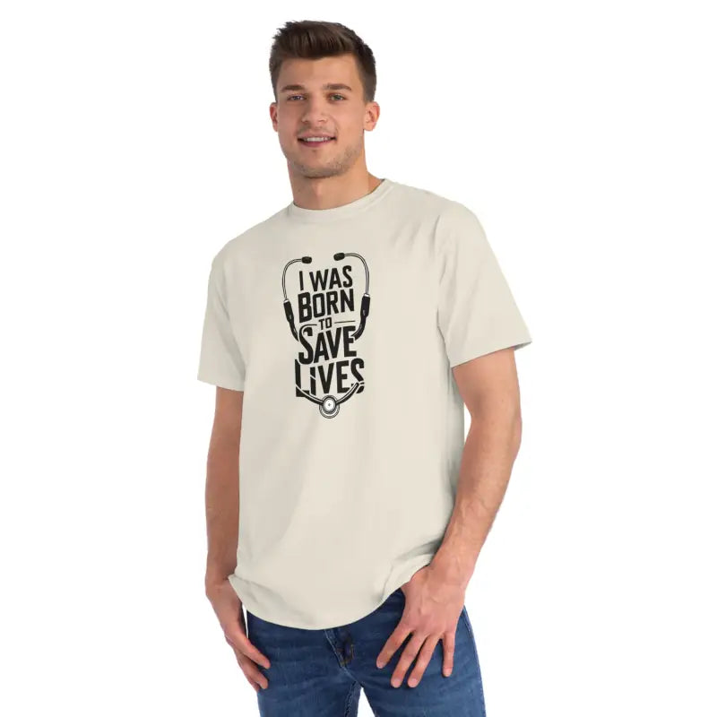 Classic Doctor Tee - I Was Born To Save Lives - DipaliZ